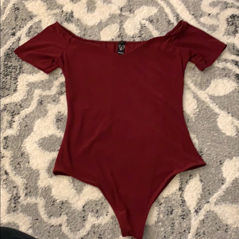 Windsor Burgundy Body Suit.